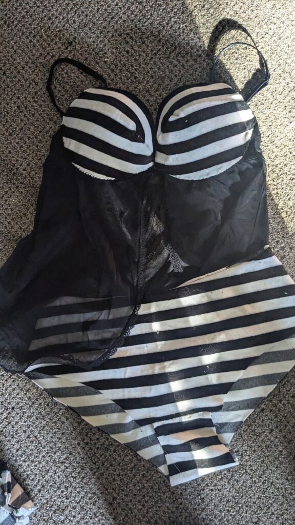 not so hyper-fixated that I made the striped match though